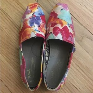 Toms Corbet Floral Slip On